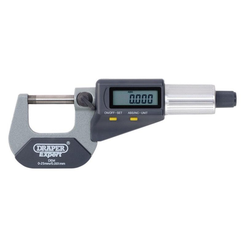 Micromètre externe numérique DRAPER Expert - 0-25 mm
