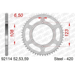 Couronne AFAM acier standard - 420
