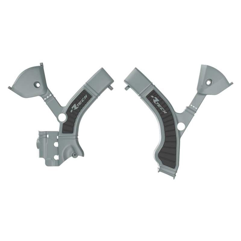 Protections de cadre RACETECH - gris/noir
