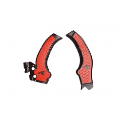 Protections de cadre RACETECH - noir/rouge