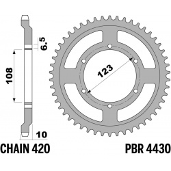 Couronne PBR acier standard - 420