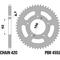 Couronne PBR acier standard - 420