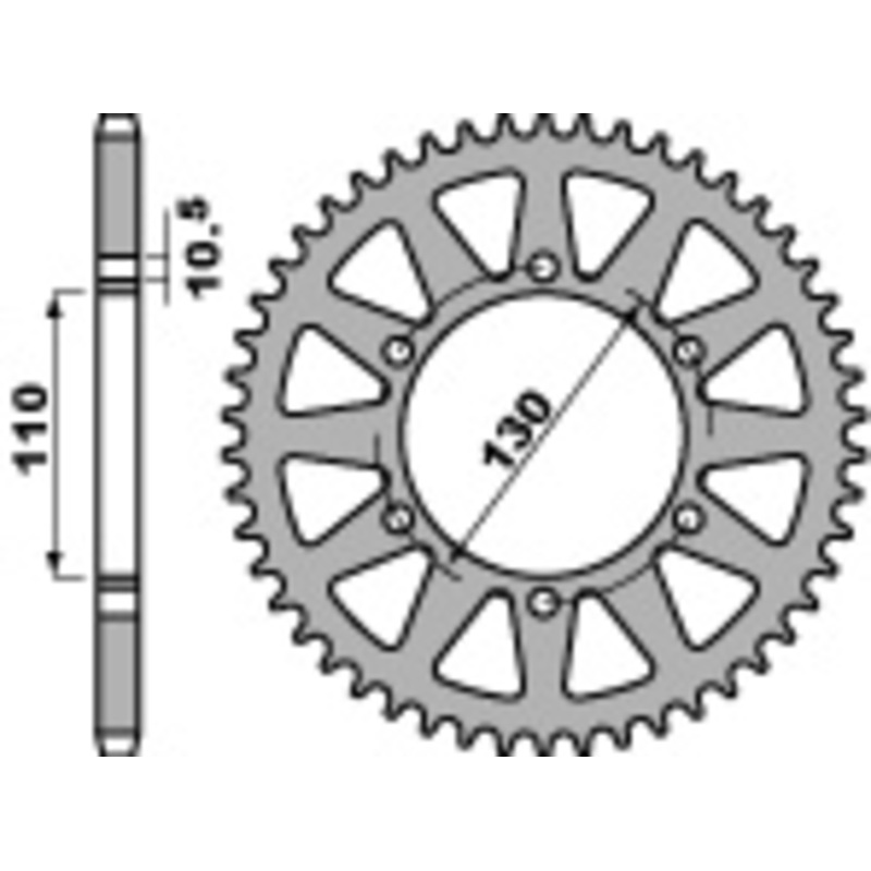 Couronne PBR acier standard - 520