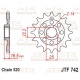 Pignon JT SPROCKETS acier anti-bruit - 520