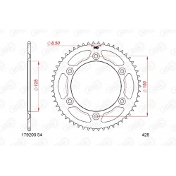 Couronne AFAM acier standard - 428