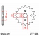 Kit chaîne JT 420 HDR - 13/46-120 - Couronne acier standard