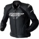 Veste RST Tractech Evo D3O cuir - noir/blanc