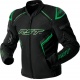 Veste RST S1 D3O Textile - noir/vert fluo