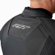 Veste RST S1 D3O cuir - noir/blanc