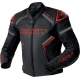 Veste RST S1 D3O cuir - noir/rouge