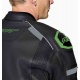 Veste RST S1 D3O cuir - noir/vert fluo