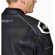 Veste RST S1 D3O cuir - noir/blanc