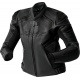 Veste femme RST S1 D3O cuir - noir