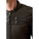 Veste RST Hillberry D3O cuir - Brun
