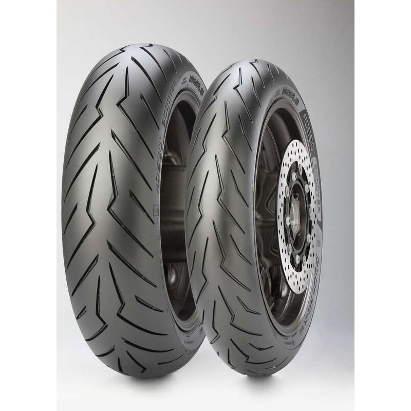 Pneu METZELER DIABLO ROSSO SCOOTER (F/R) 100/80-12 TL