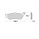 Plaquettes de frein BREMBO route métal fritté - 07BB4380