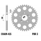 Couronne PBR acier standard - 415