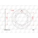 Kit chaîne AFAM 520XMR3 14/44-112 - couronne standard