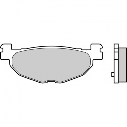 Plaquettes de frein BREMBO Scooter carbone céramique - 07059