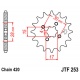 Kit chaîne JT 420 HDR - 14/42-122 - Couronne acier standard