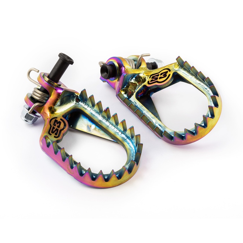 Repose-pieds titane S3 Rainbow