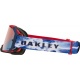 Masque OAKLEY Airbrake MX - Renaux Matte White écran Prizm Sapphire