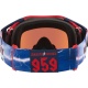 Masque OAKLEY Airbrake MX - Renaux Matte White écran Prizm Sapphire