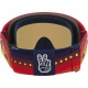 Masque OAKLEY O-Frame 2.0 Pro MX - TLD rouge/orange écran Black Ice Iridium
