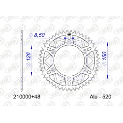 Couronne AFAM alu standard - 520