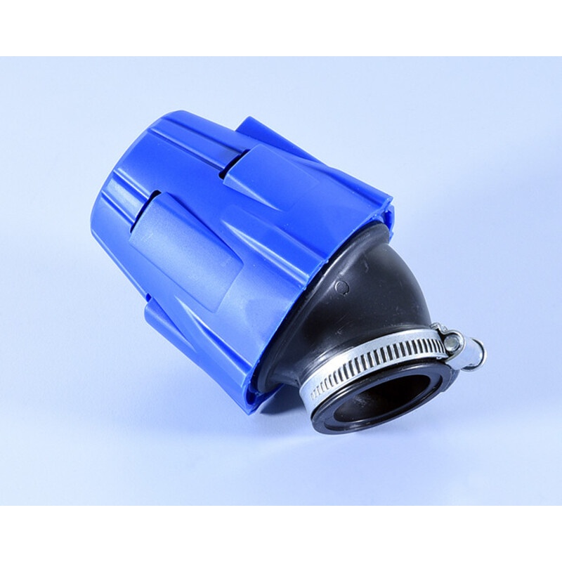 Air Box Bleu Petit 90° Ø32mm POLINI