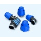 Air Box Bleu Petit 90° Ø32mm POLINI