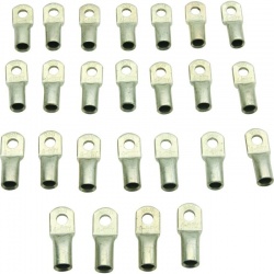 Cosses à sertir 1/4" ALL BALLS 4 AWG - lot de 25