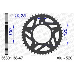 Couronne AFAM alu standard - 520