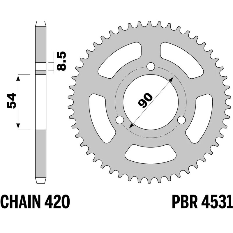 Couronne PBR acier standard - 420