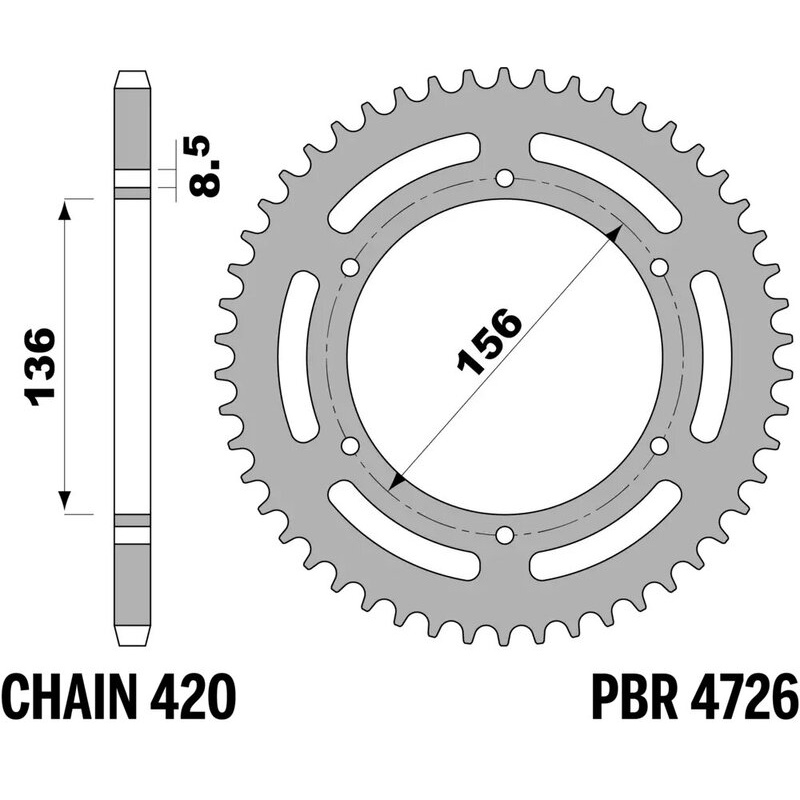 Couronne PBR acier standard - 420