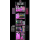 Présentoir premium MUC-OFF éclairé – simple (produits inclus)