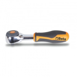 Cliquet réversible BETA manche rotatif - carré mâle 1/4" / mécanisme à 52 dents