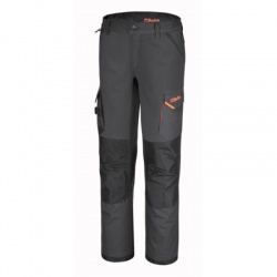 Pantalon de travail BETA 7818G à multiples poches en tissu élastique – gris