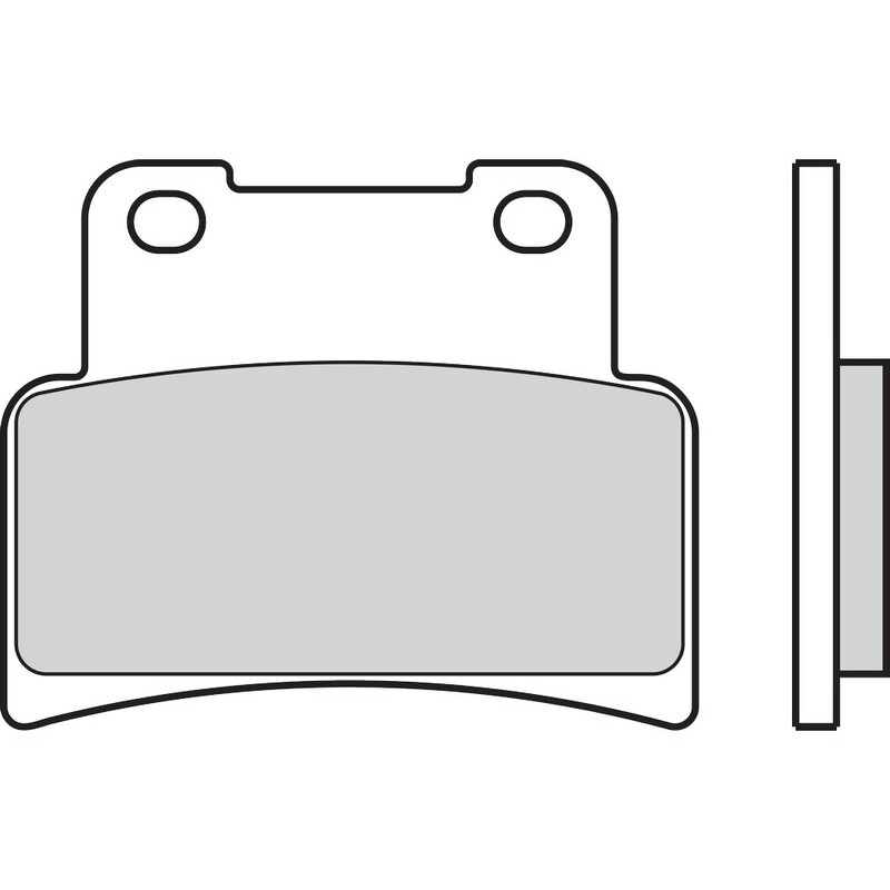 Plaquettes de frein BREMBO Scooter carbone céramique - 07100