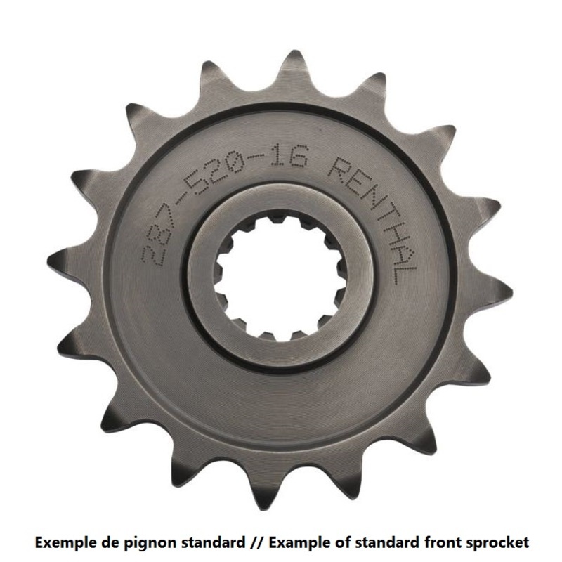 Pignon RENTHAL acier standard - 420