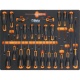 Combinaison d'ameublement d'atelier BETA TOOLS C45PRO 2.0 W avec 268 outils Beta Worker