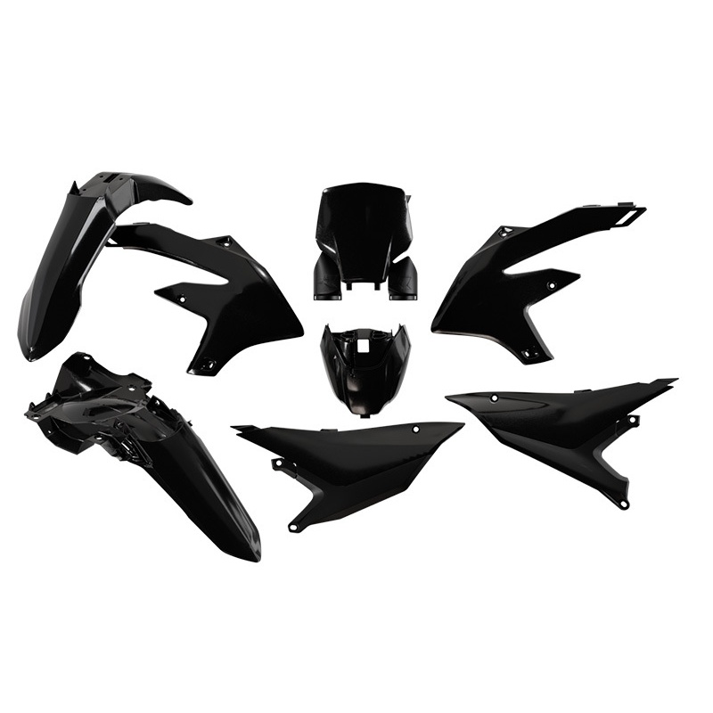 Kit plastique 6 pièces RACETECH - noir