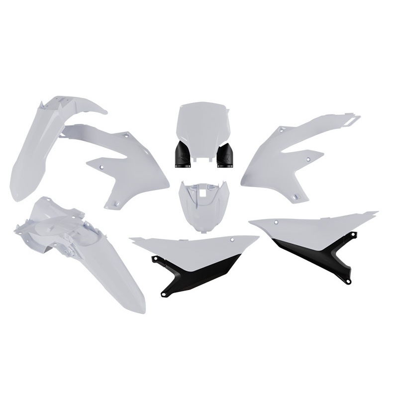 Kit plastique 6 pièces RACETECH - blanc