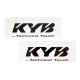Kit autocollants de fourche KYB Technical Touch - noir