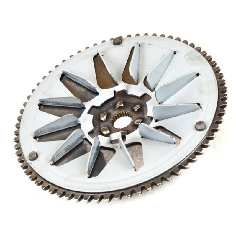 TECNIUM Front fixed pulley toothed with fan Peugeot 2T 50cc PE 732801