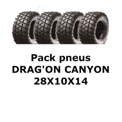 Pack 4 pneus DRAG’ON CANYON 28X10X14